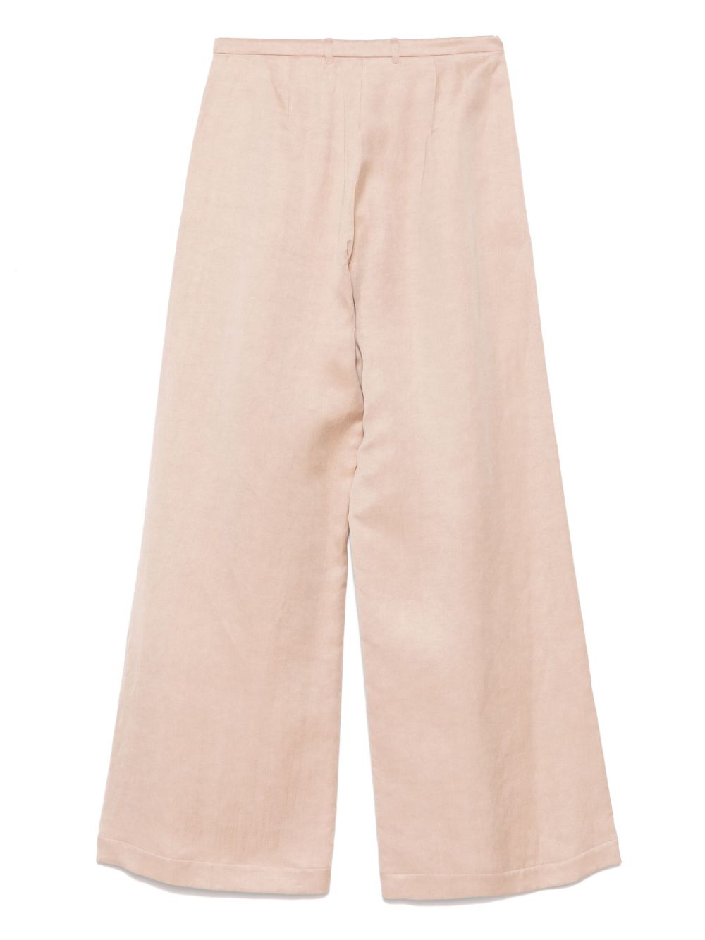 Alysi Trousers Beige Lyocell Linen