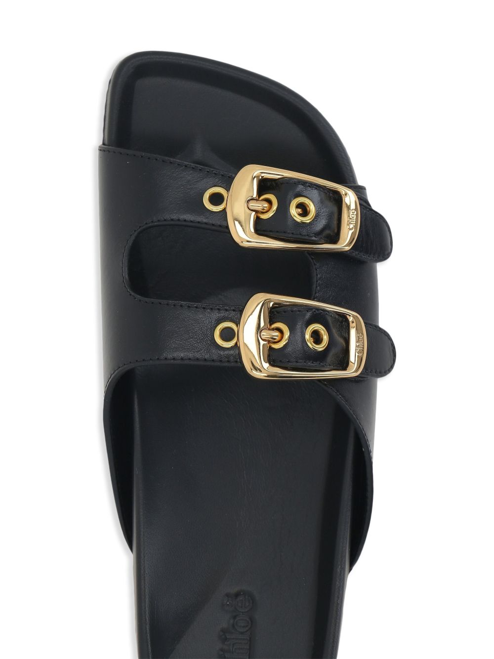 Chloè Sandals Black Calf Leather