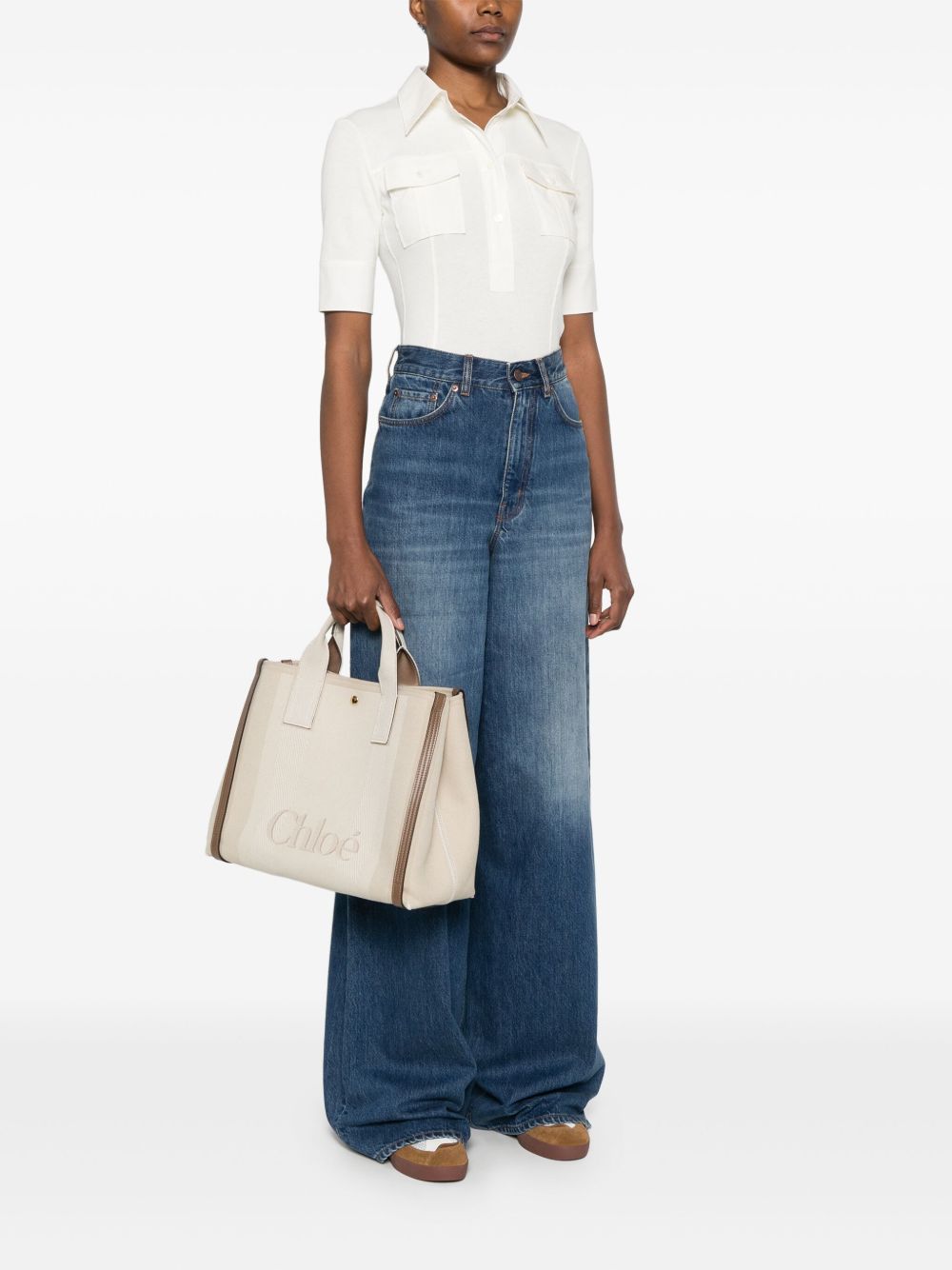 Chloè Bags Beige Cotton Polyester
