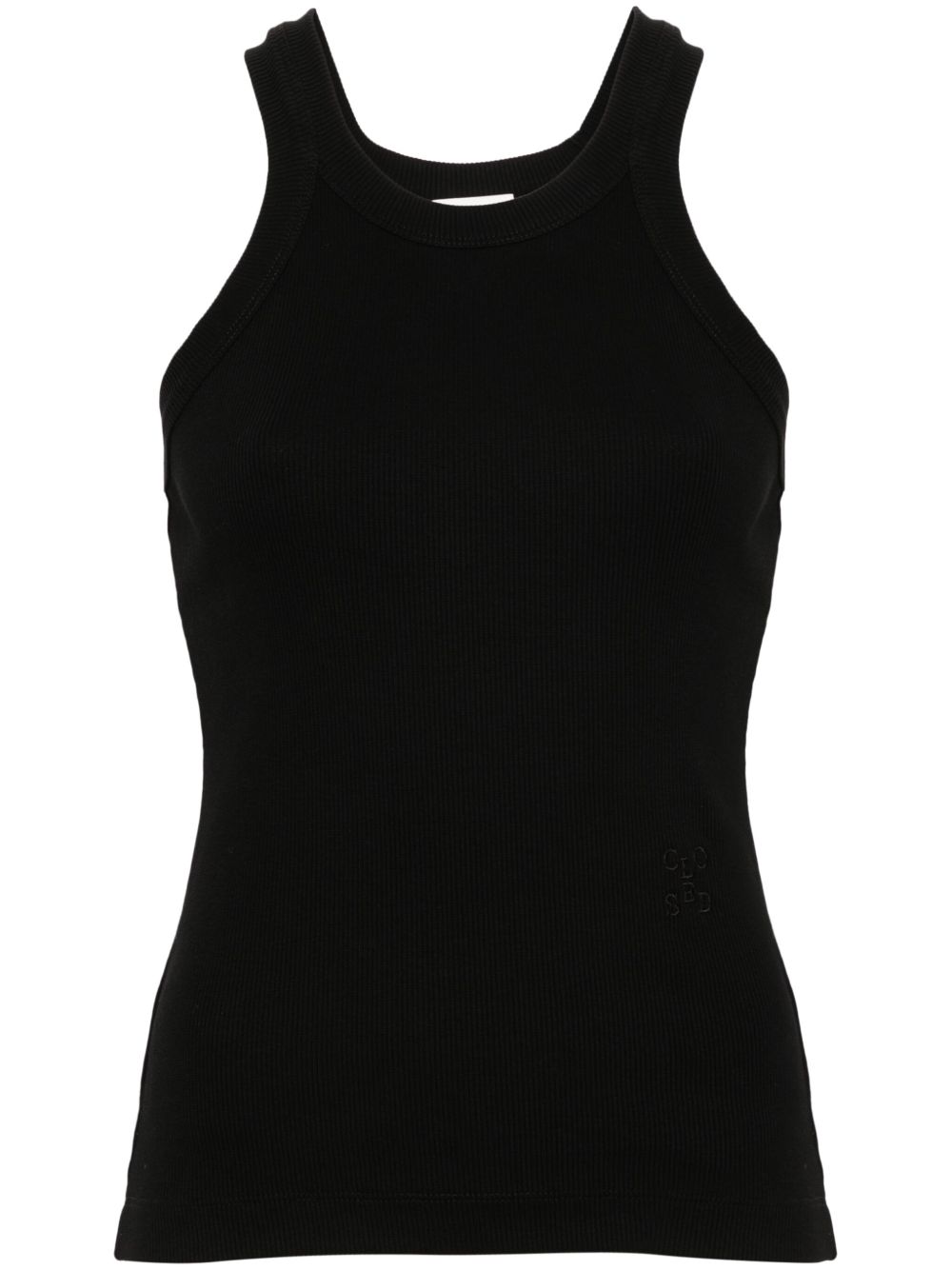 Closed Top Black Cotton Elastane