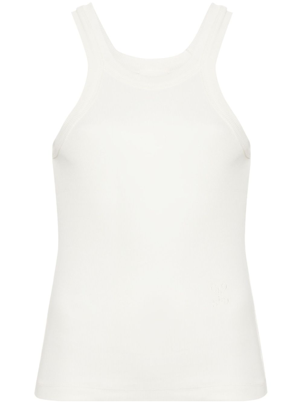Closed Top White Cotton Elastane