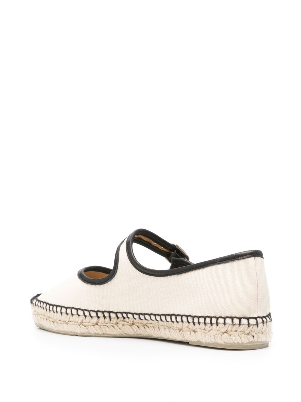 Castaner Flat Shoes White Fabric