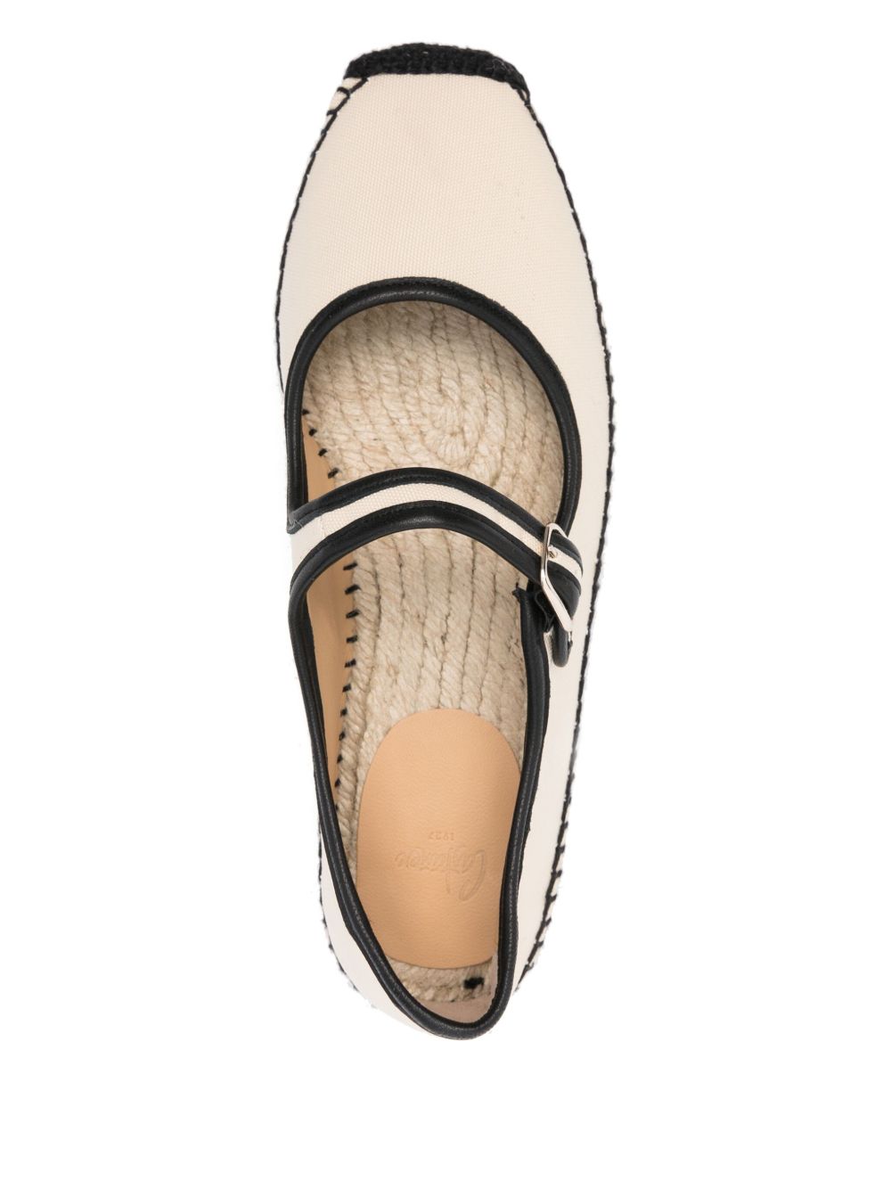 Castaner Flat Shoes White Fabric