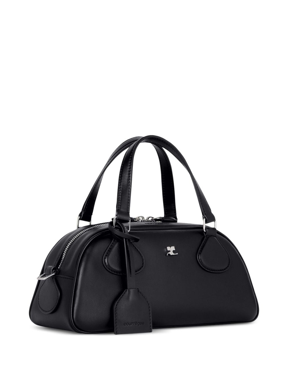 Courreges Pre Bags Black Calf Leather