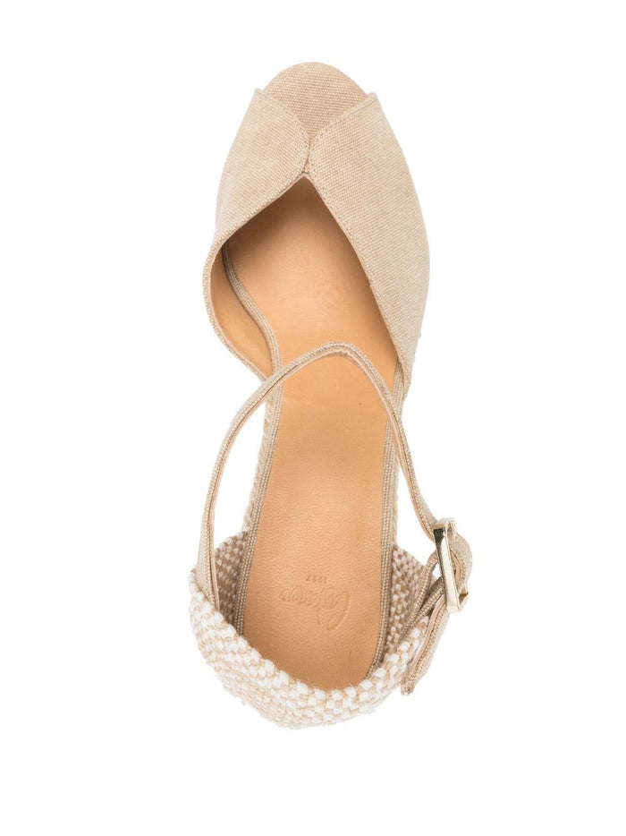 Castaner Flat shoes Beige Fabric