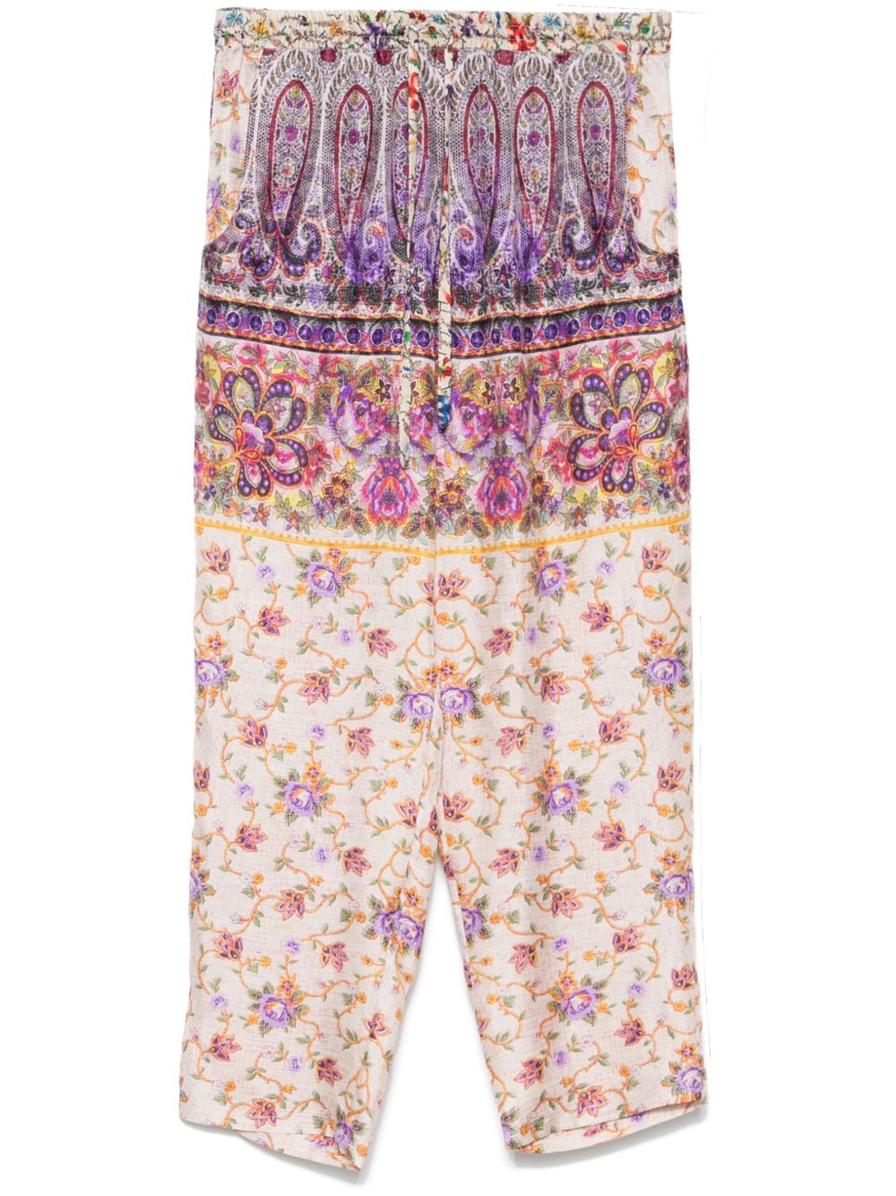 Pierre Louis Mascia Trousers Purple Silk
