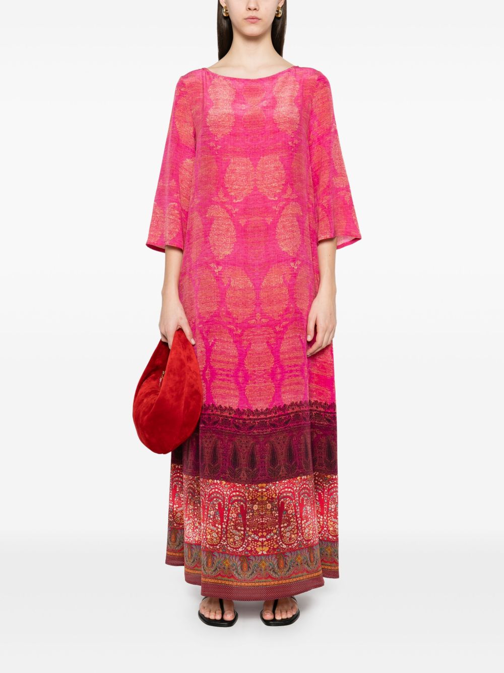 Pierre Louis Mascia Dresses Fuchsia Silk