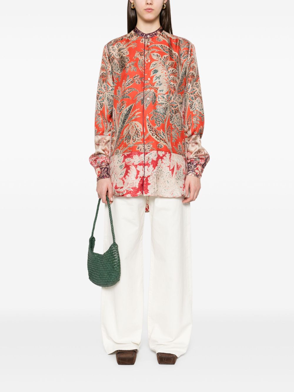 Pierre Louis Mascia Shirts Red Silk
