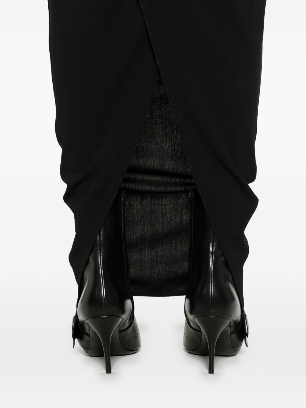 Rick Owens Skirts Black Wool