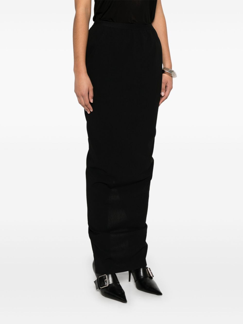 Rick Owens Skirts Black Wool
