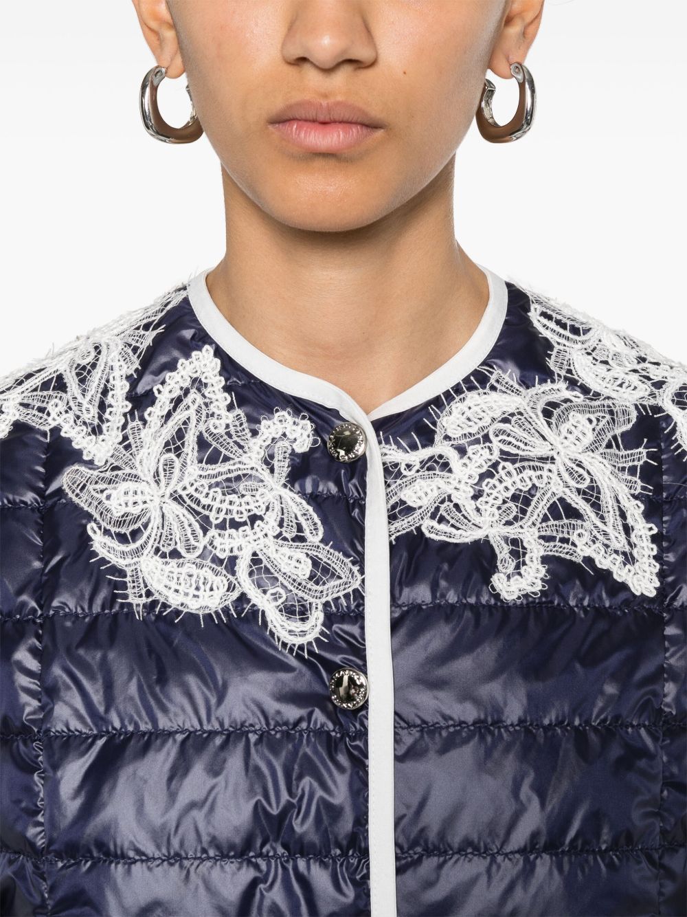 Ermanno Firenze Coats Blue Polyamide