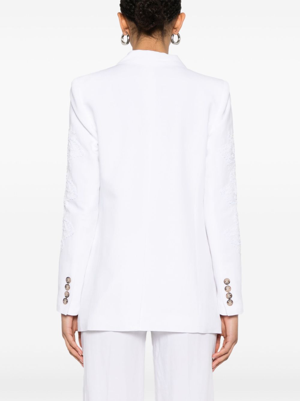 Ermanno Firenze Jackets White Viscose Linen