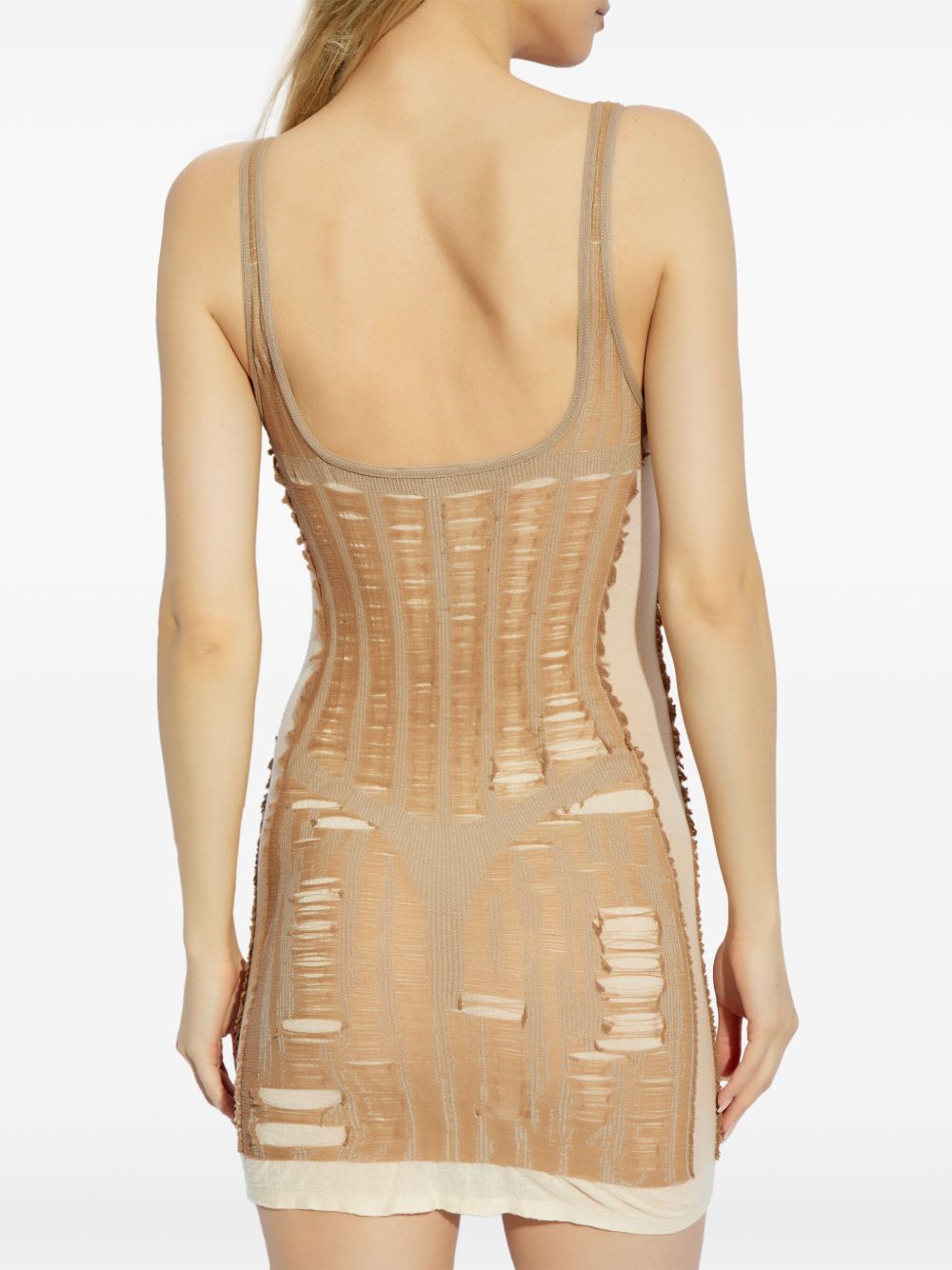 Diesel Dresses Beige Cotton Polypropylene
