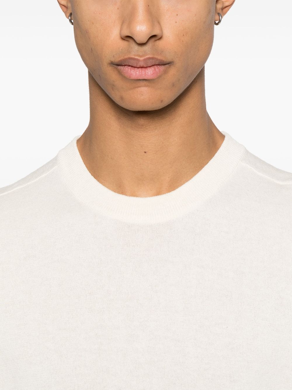 Stone Island Sweaters Ivory Cotton