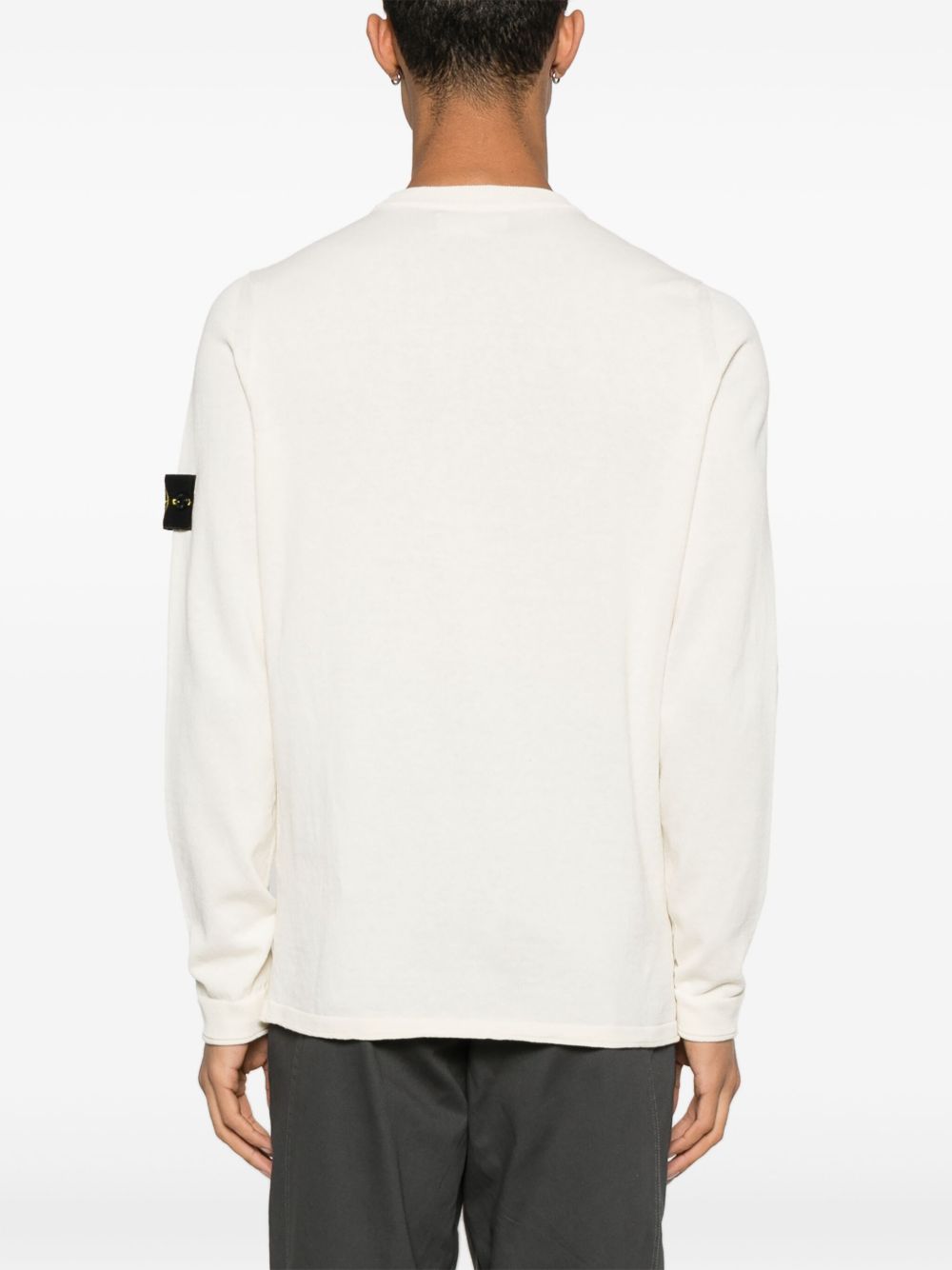 Stone Island Sweaters Ivory Cotton