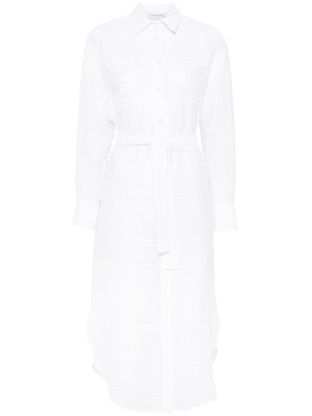 Ermanno Firenze Dresses White Viscose Polyamide