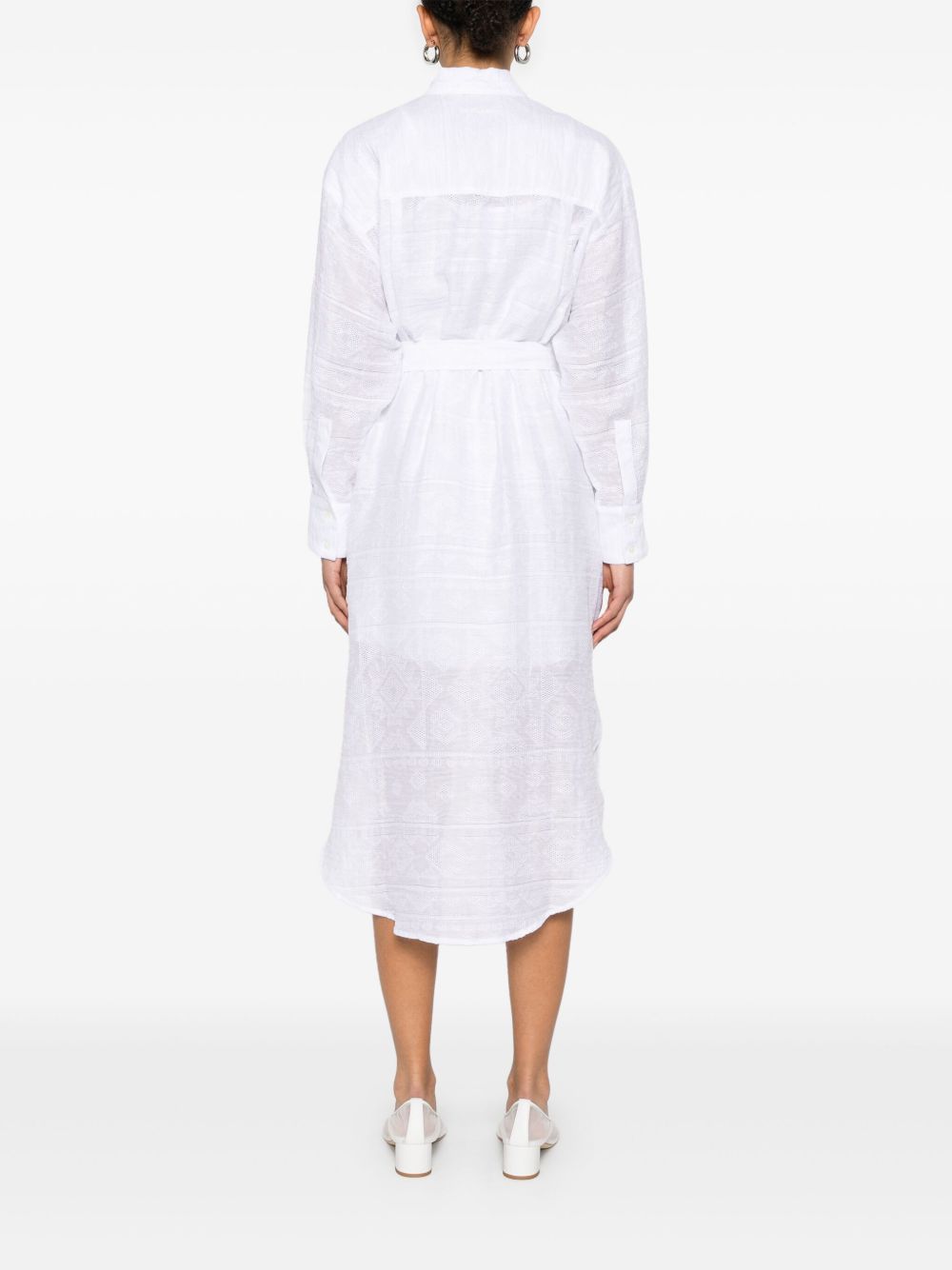 Ermanno Firenze Dresses White Viscose Polyamide