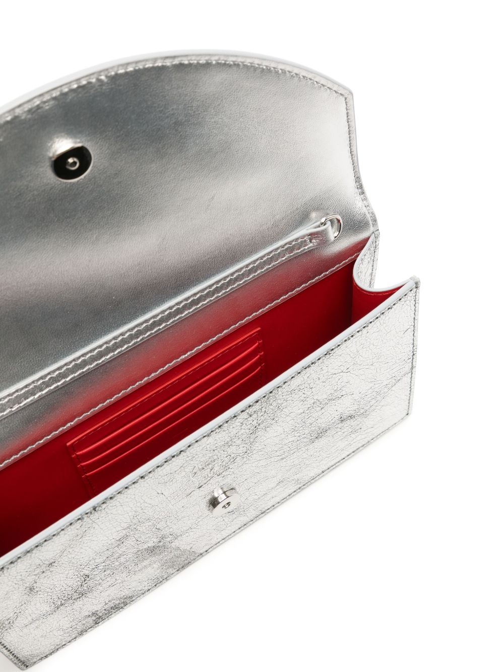 Christian Louboutin Bags Silver Calf Leather