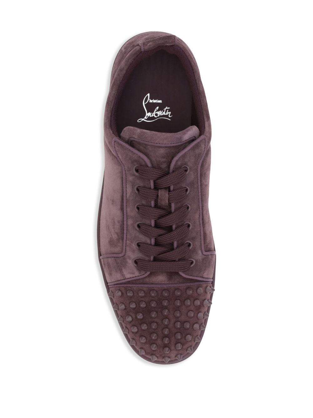 Christian Louboutin Sneakers Bordeaux Calf Leather