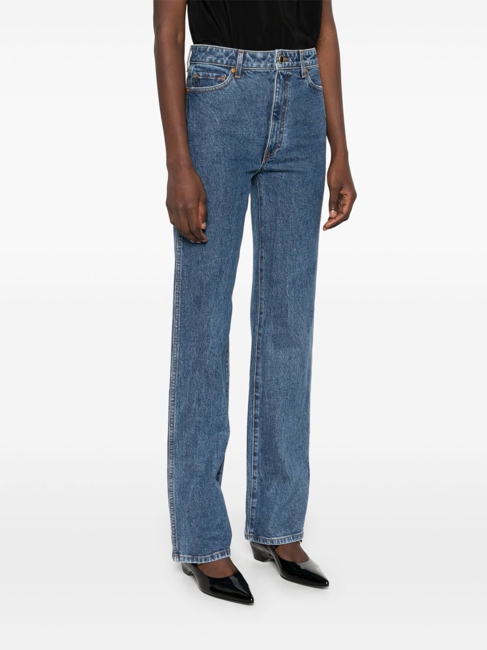 Khaite Jeans Blue Cotton Elastane