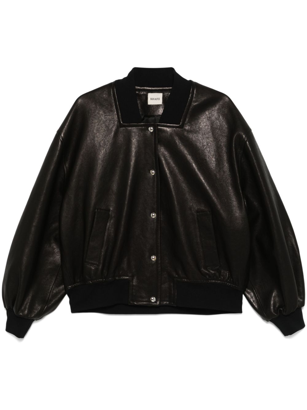 Khaite Jackets Black Lamb Leather