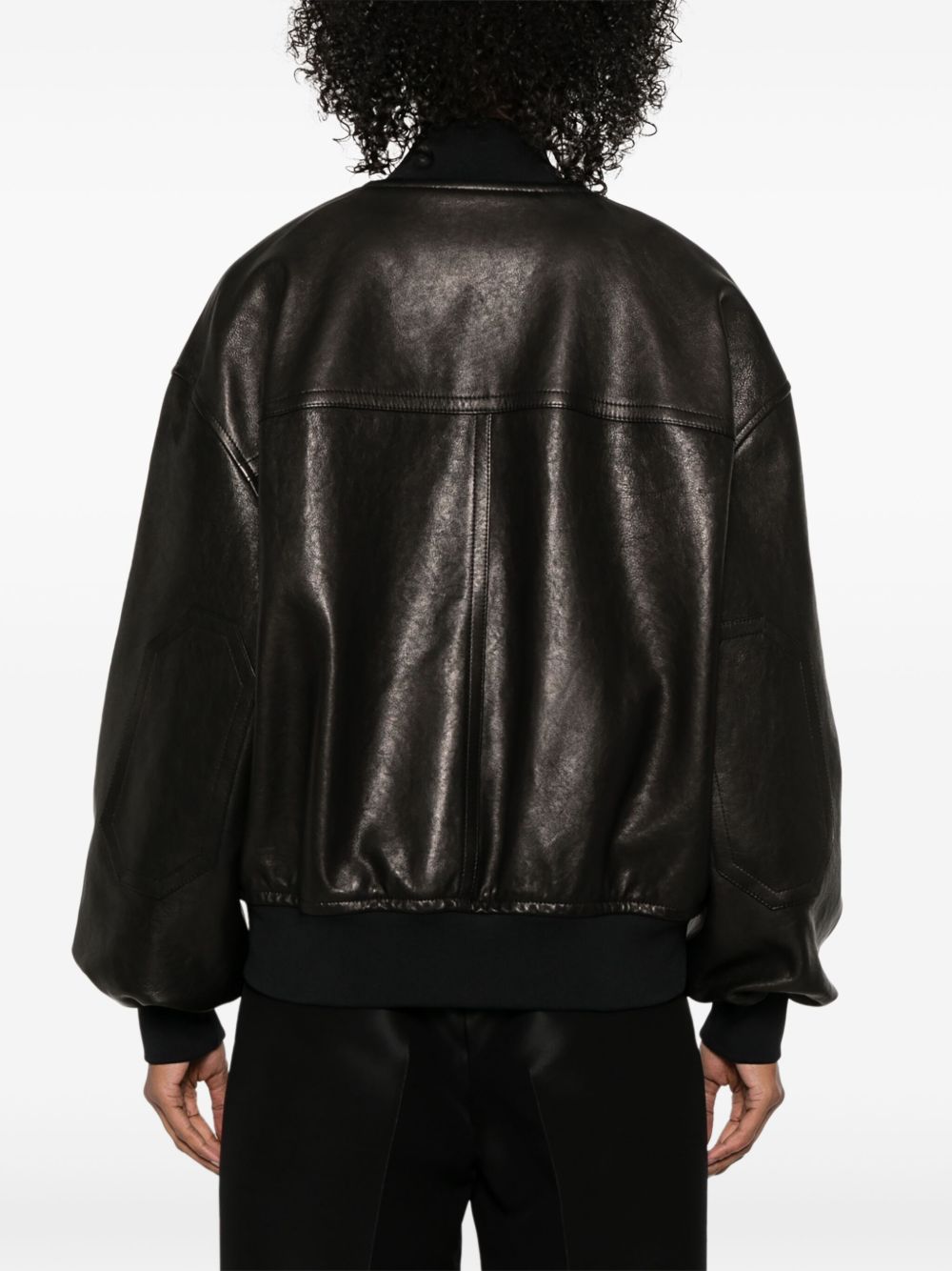 Khaite Jackets Black Lamb Leather