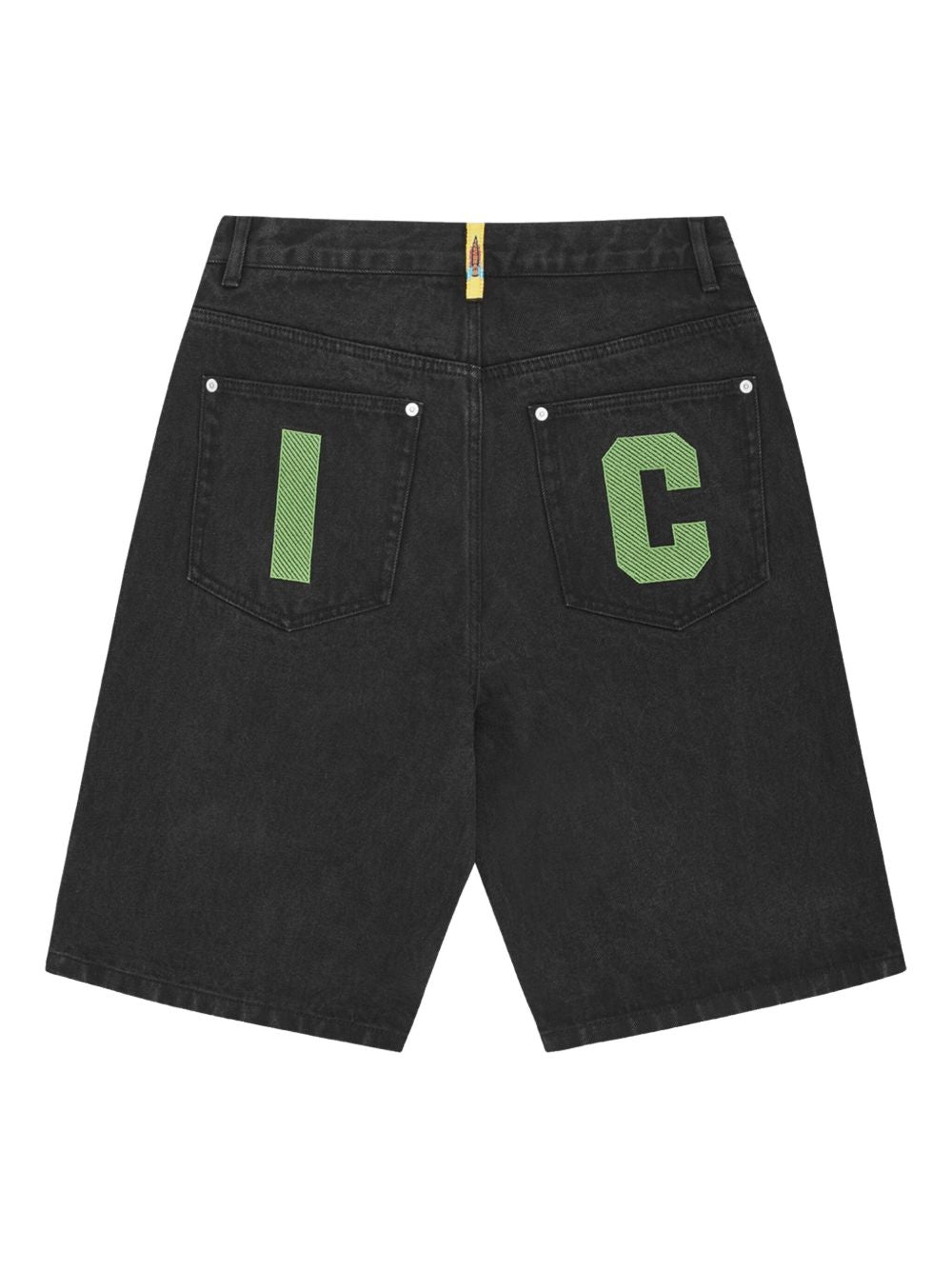 Icecream Shorts Black Cotton