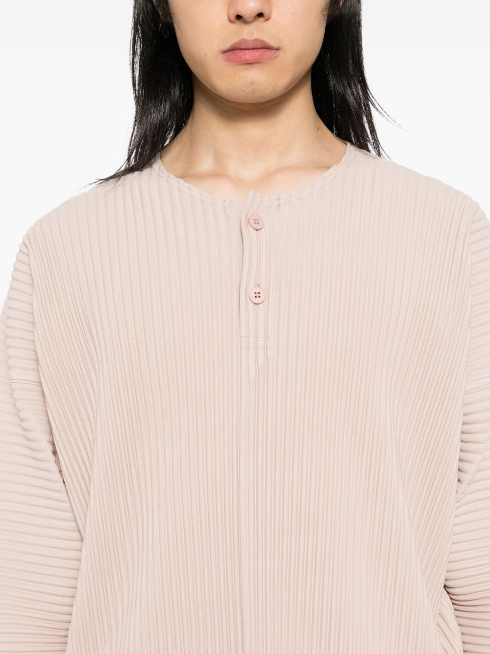 Homme Plisse Issey Miyake Top Beige Polyester