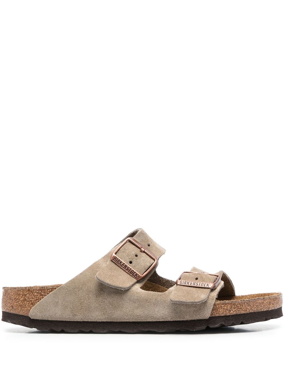 Birkenstock Sandals Dove Grey Furs & Skins->suede100.0 %