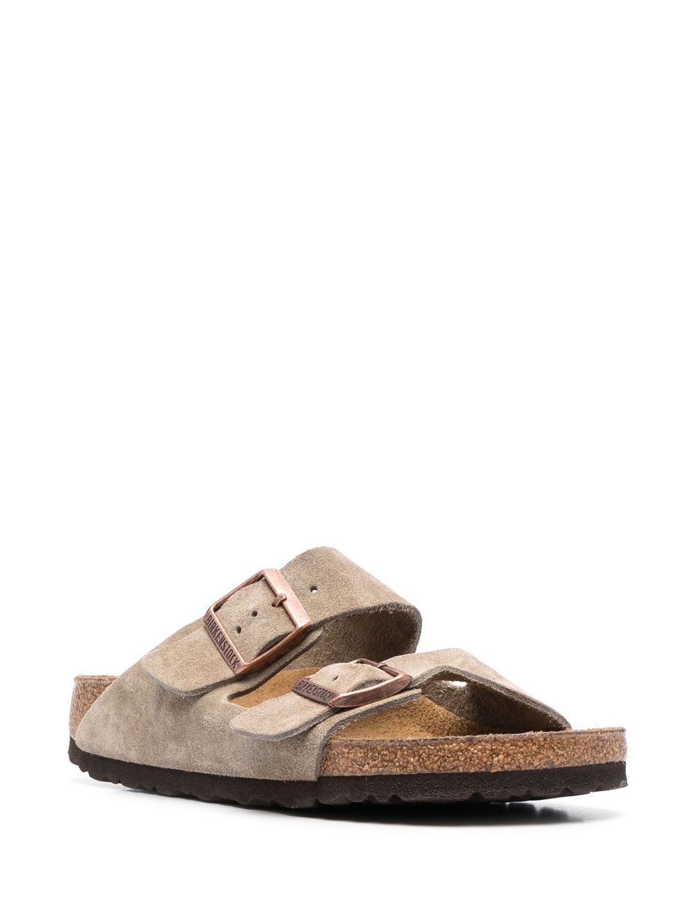 Birkenstock Sandals Dove Grey Furs & Skins->suede100.0 %