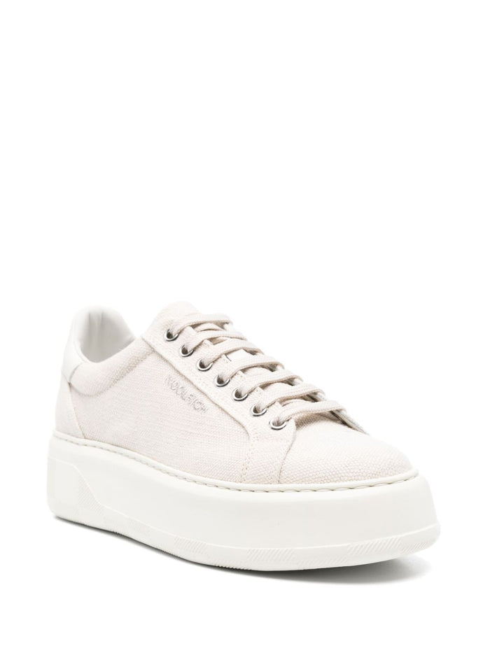 Woolrich Sneakers Beige Outer: Calf Leather