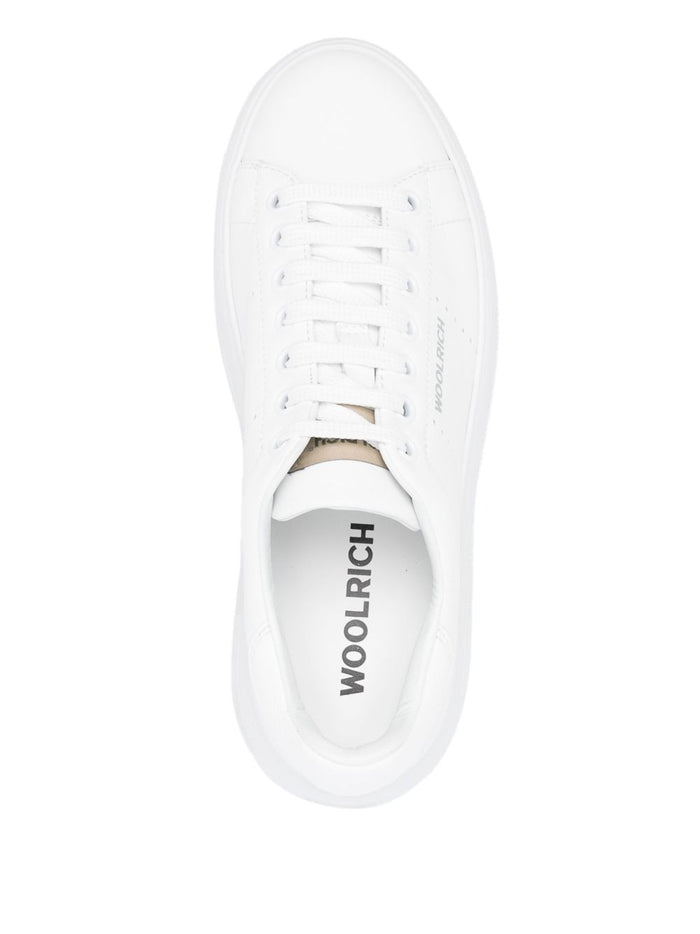 Woolrich Sneakers White Calf Leather