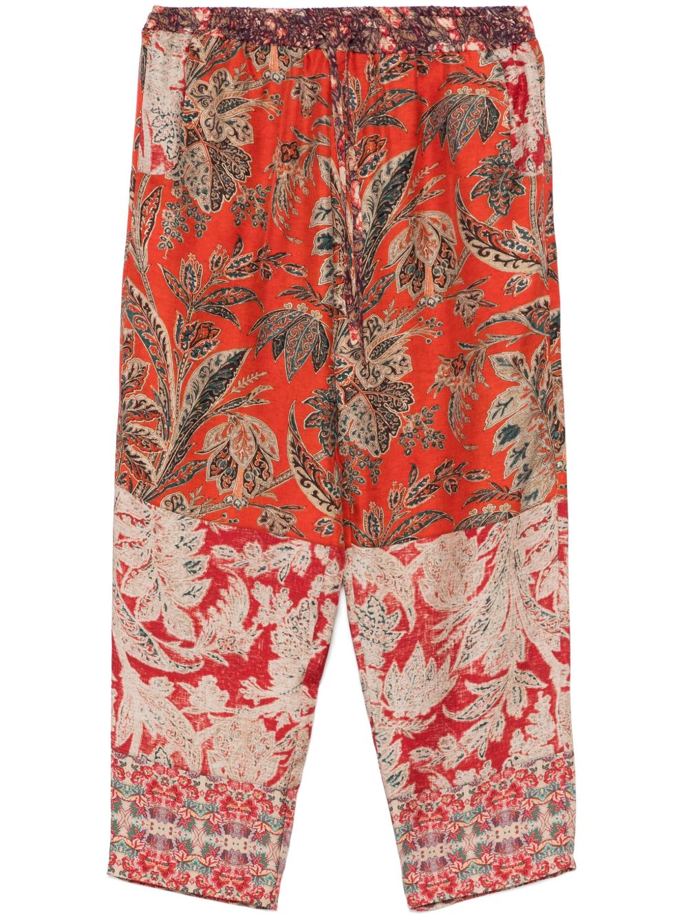 Pierre Louis Mascia Trousers Red Silk