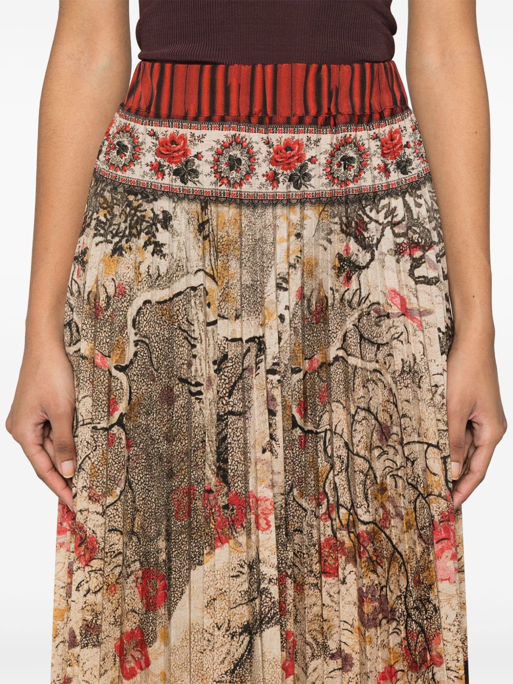 Pierre Louis Mascia Skirts Brown Polyester