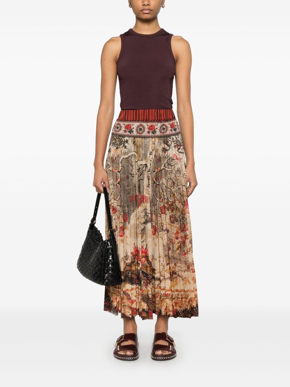 Pierre Louis Mascia Skirts Brown Polyester