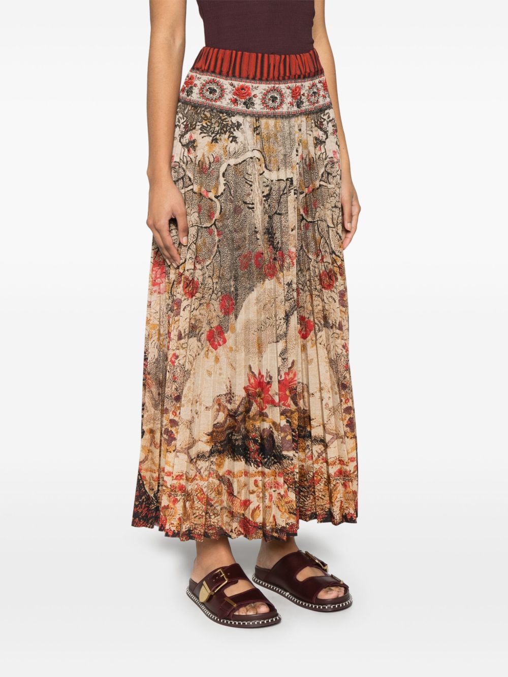 Pierre Louis Mascia Skirts Brown Polyester