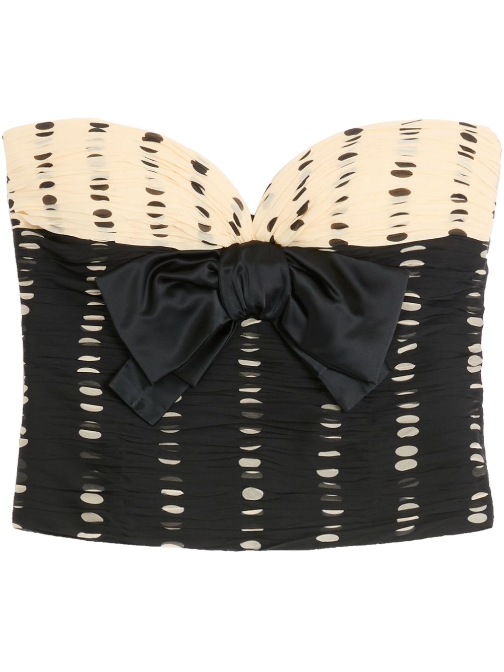 Valentino Top Black Silk