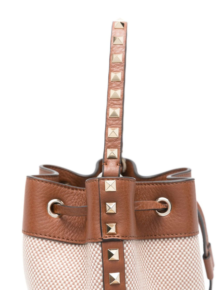 Valentino Garavani Bags Leather Brown Fabric