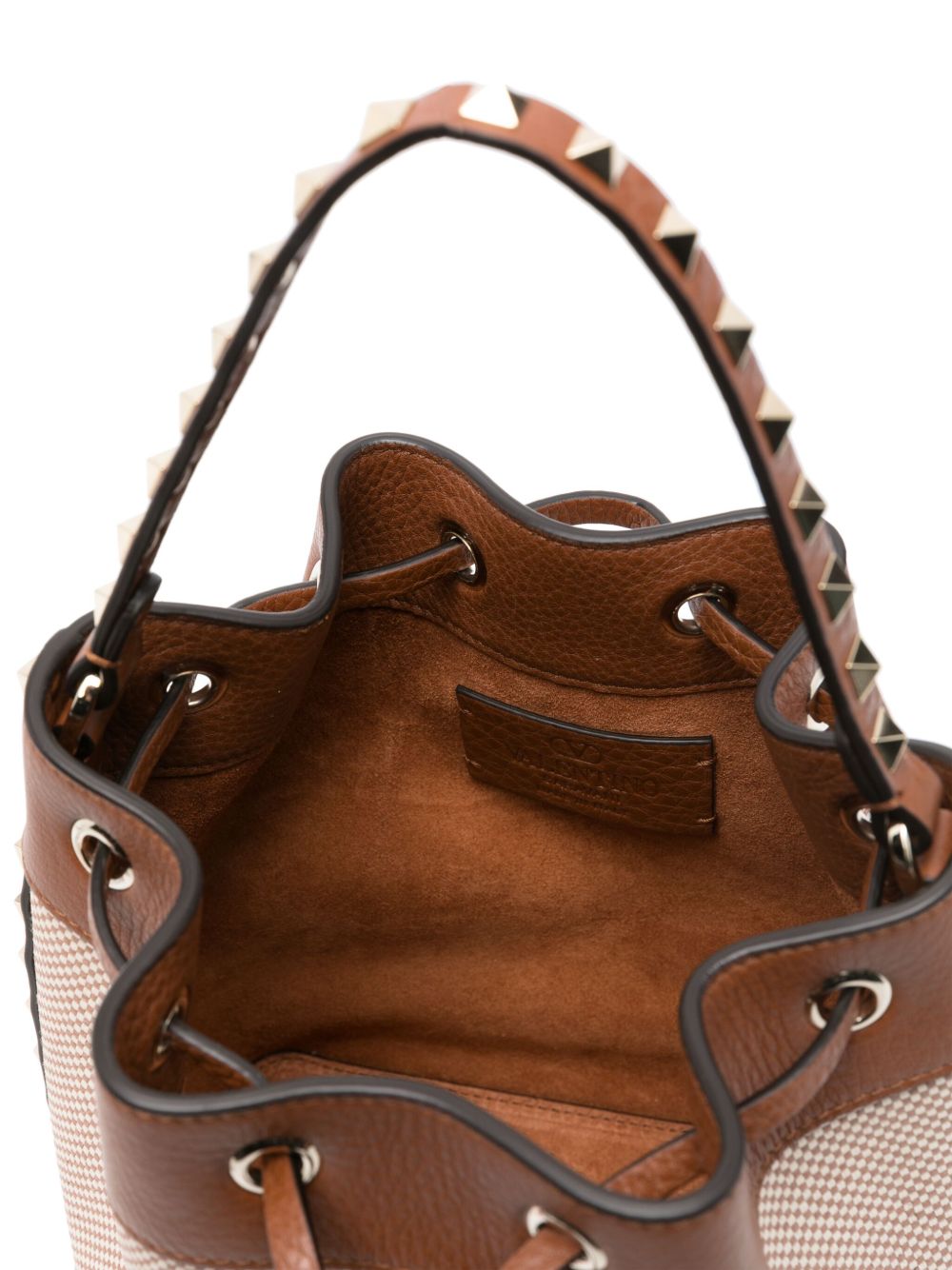 Valentino Garavani Bags Leather Brown Fabric