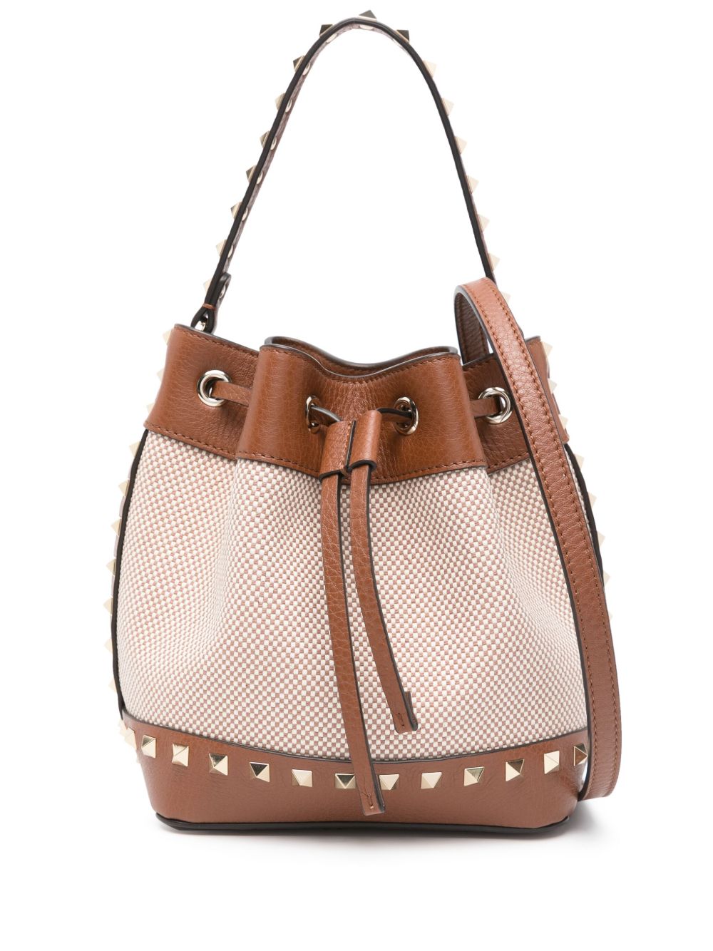 Valentino Garavani Bags Leather Brown Fabric