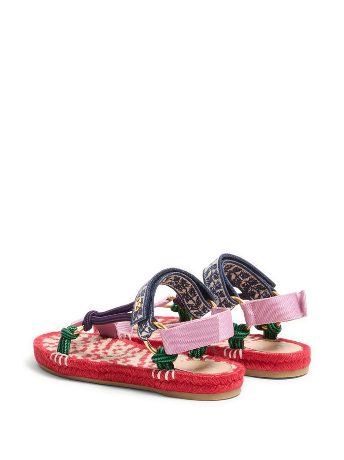 Valentino Garavani Sandals Red Fabric