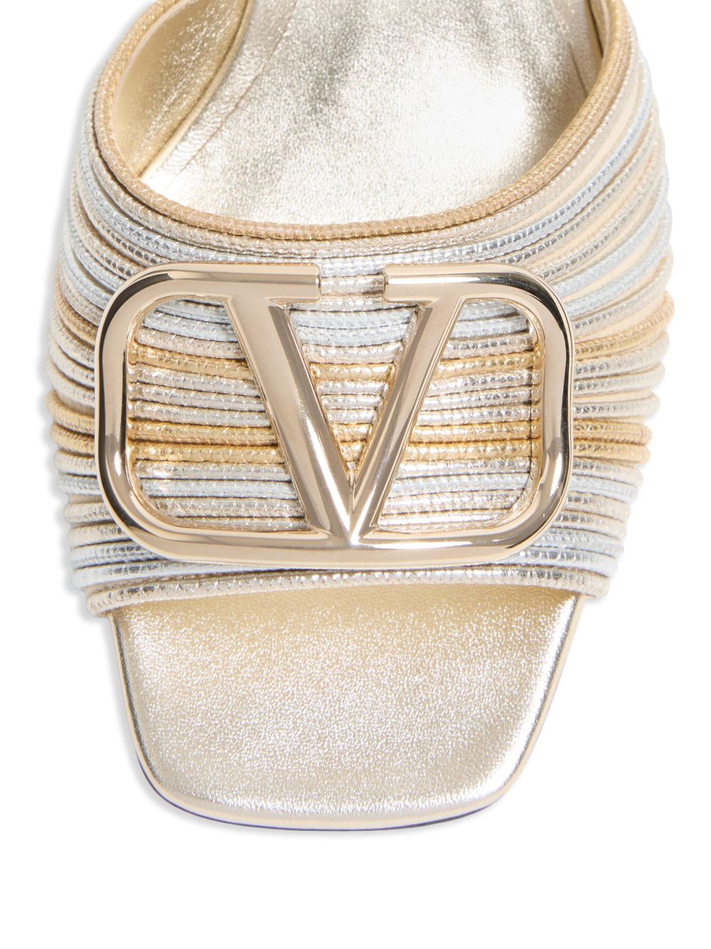 Valentino Garavani Sandals Silver Nappa