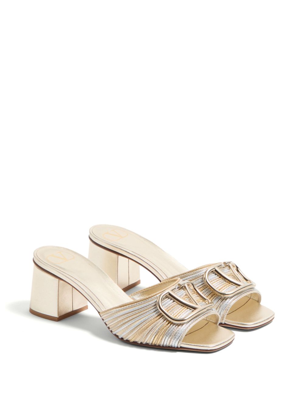Valentino Garavani Sandals Silver Nappa