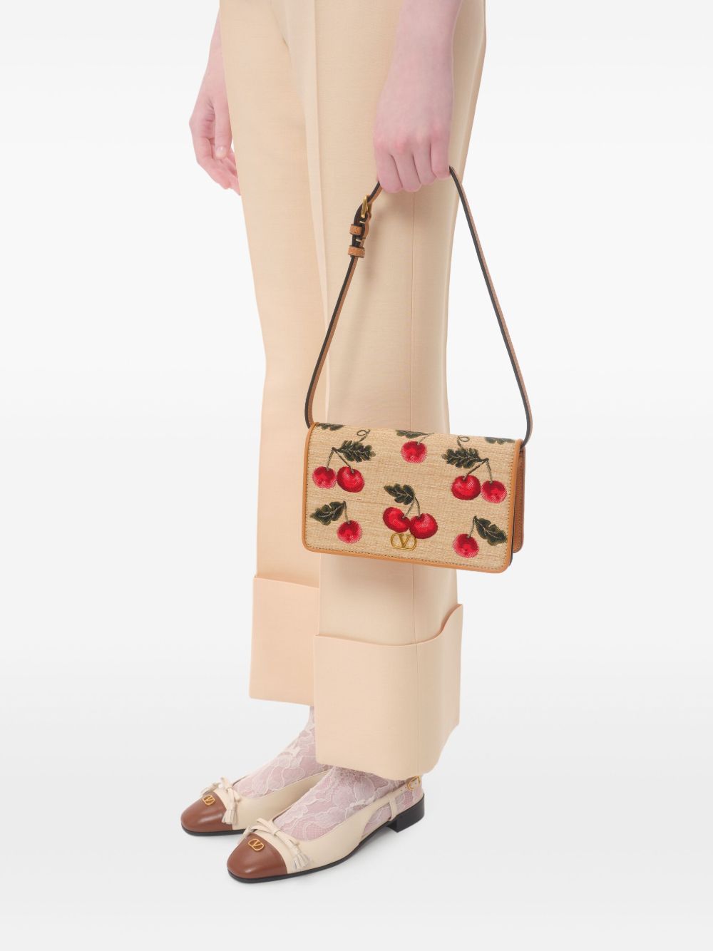 Valentino Garavani Bags Beige Raffia