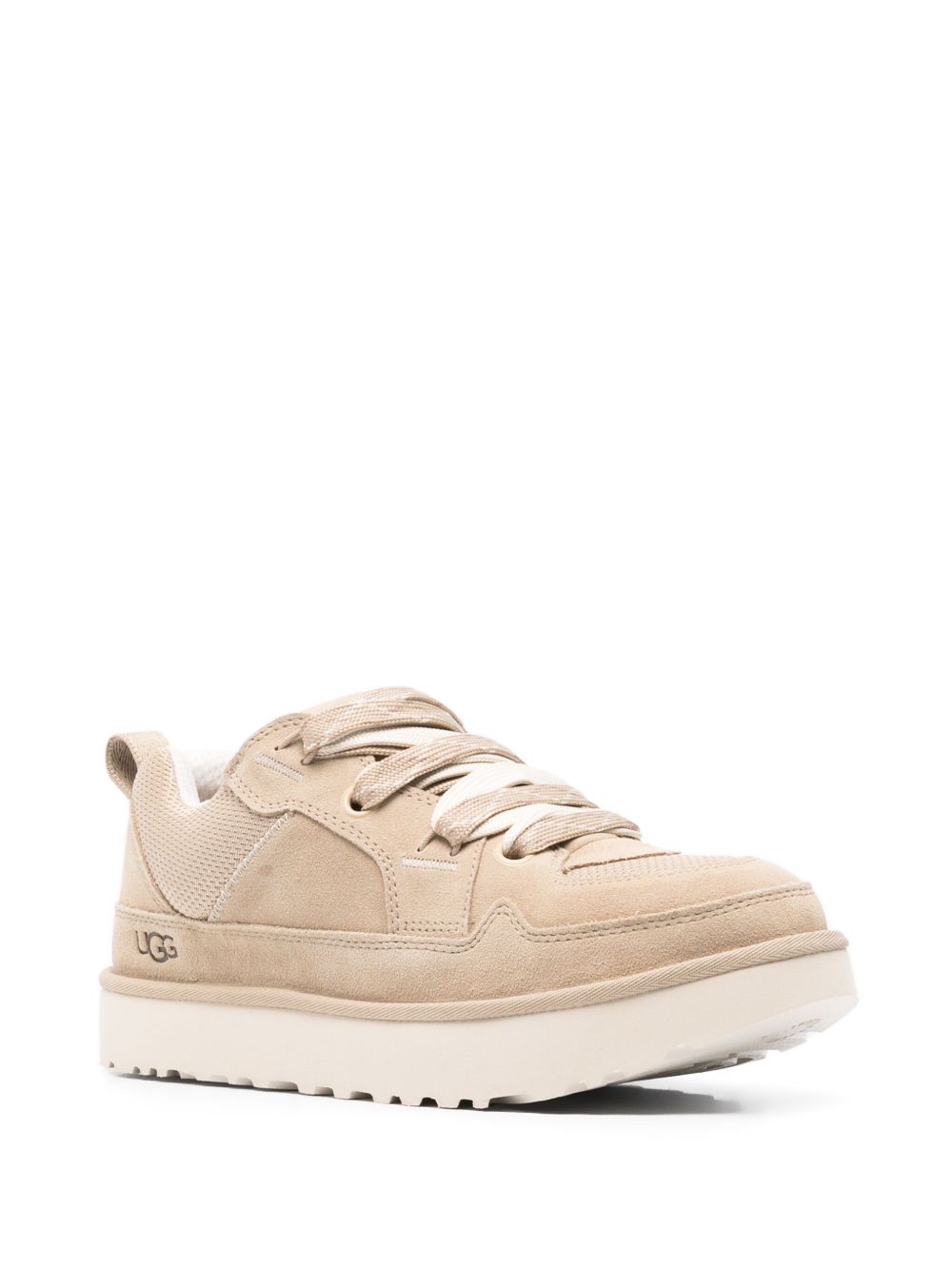 Ugg Sneakers Beige Calf Leather