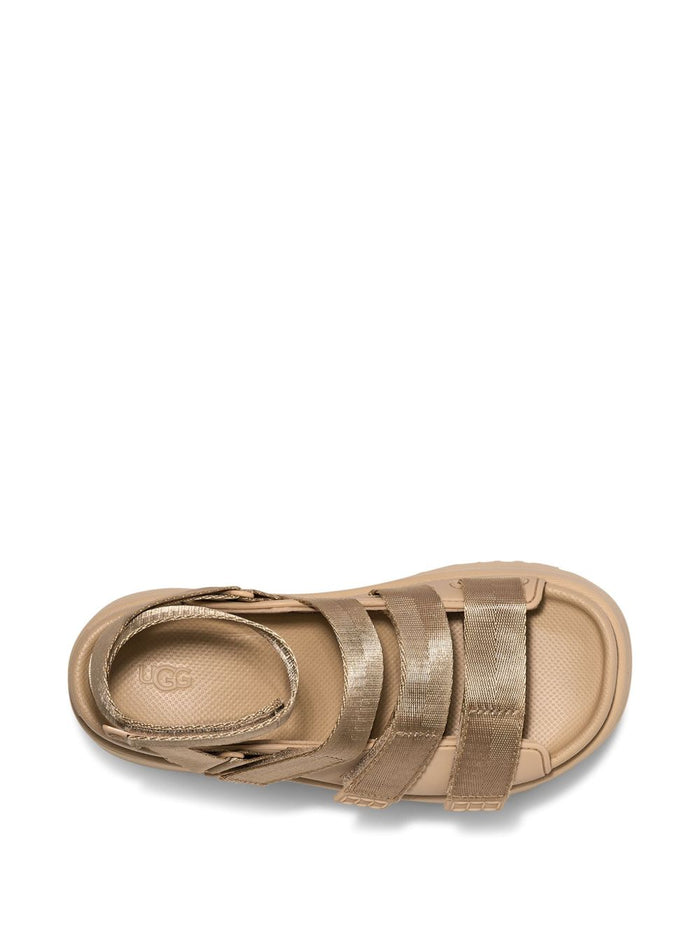 Ugg Sandals Beige Calf Leather
