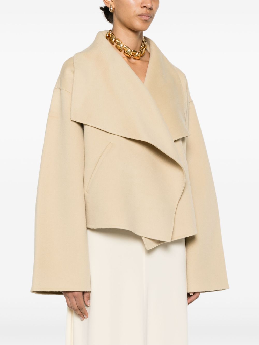 Toteme Main Jackets Beige Wool