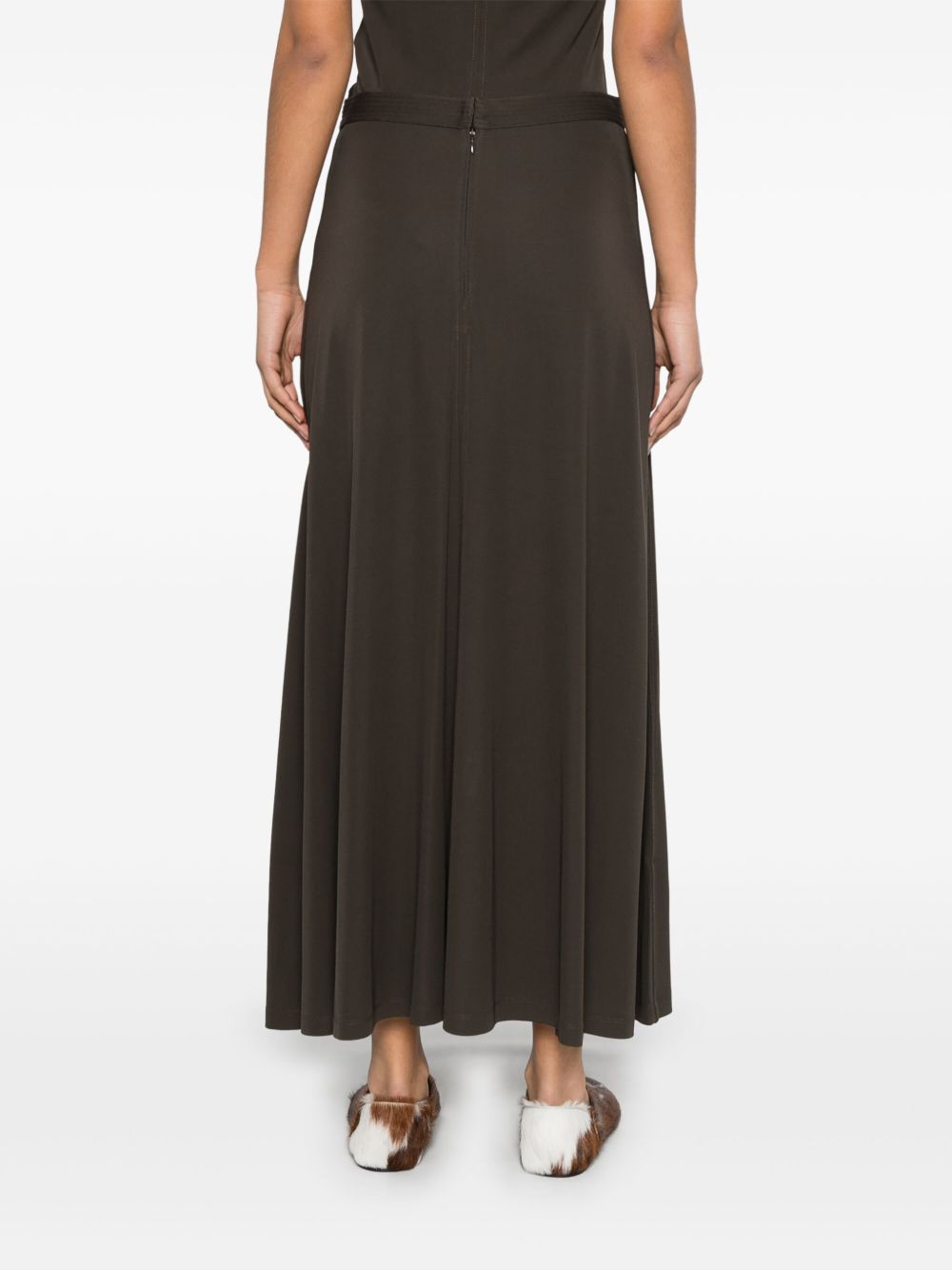 Toteme Main Skirts Brown Viscose Elastane