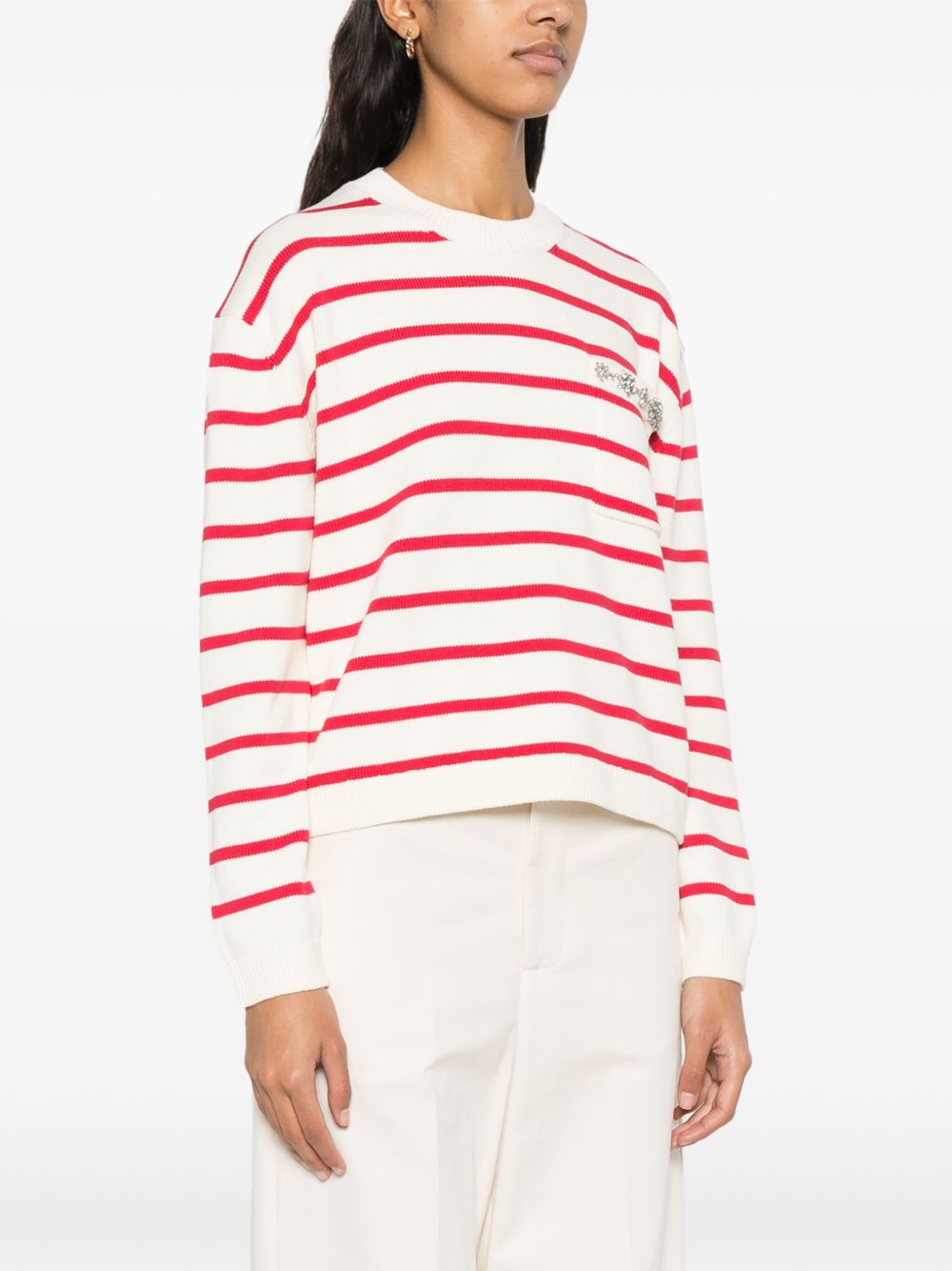 Semicouture Sweaters White Cotton