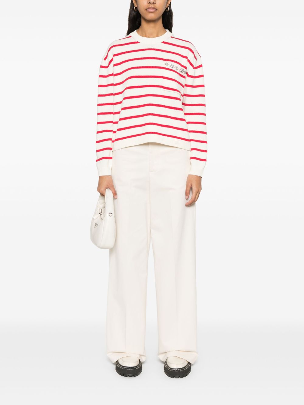 Semicouture Sweaters White Cotton